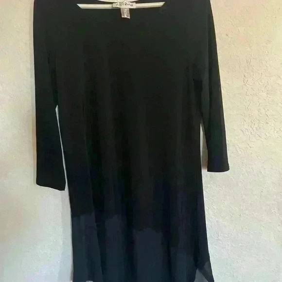 Joseph Ribkoff sleek black dress - Picture 1 of 3